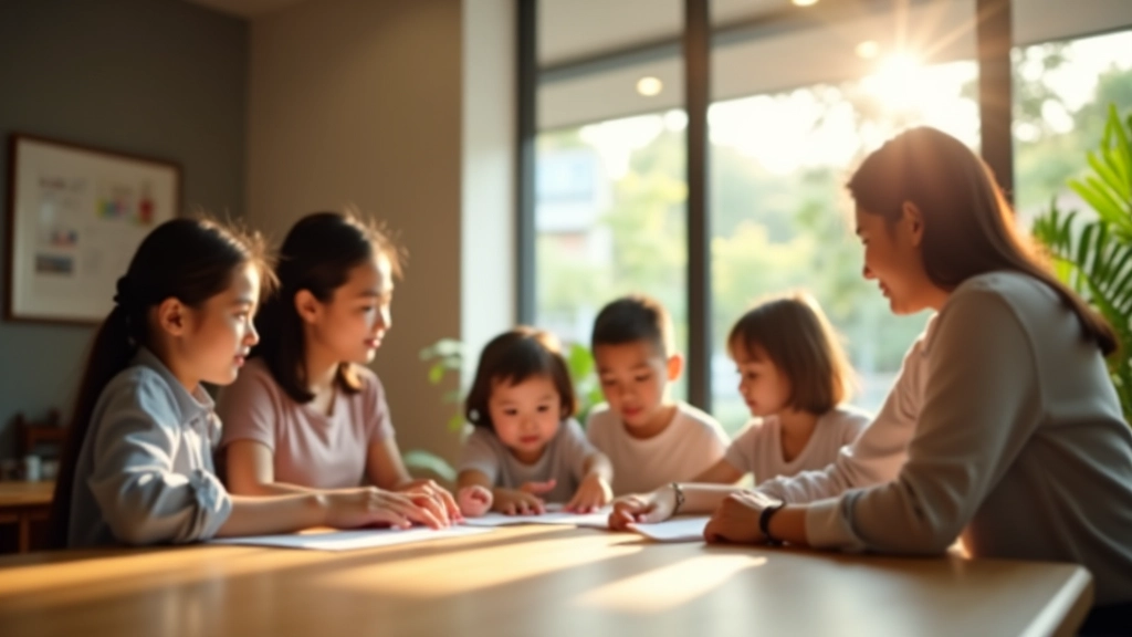 Young families participating in personal growth workshop