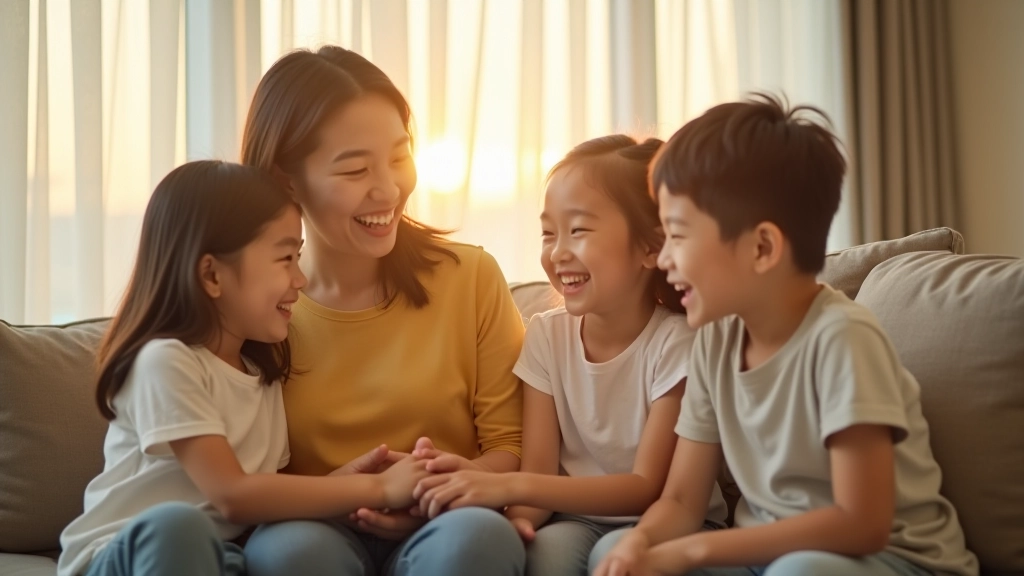 Family having quality time together